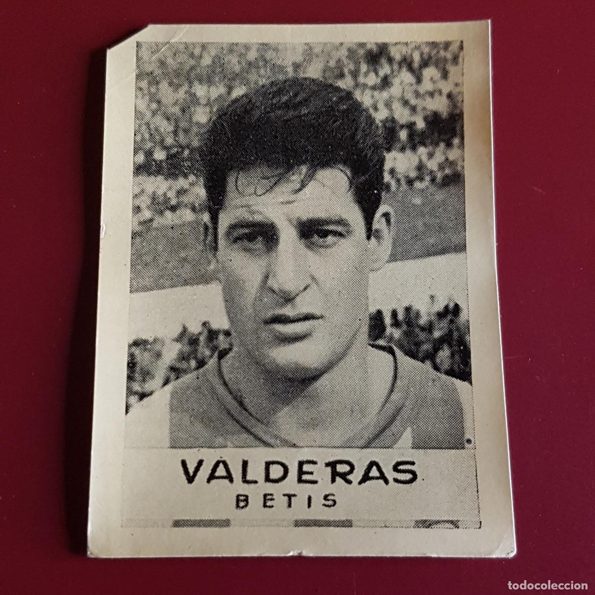 Figurine di Calcio: JORNADA DEPORTIVA - FUTBOLISTAS - 1960 1961 - 60 61 - BETIS - VALDERAS - NUNCA PEGADO