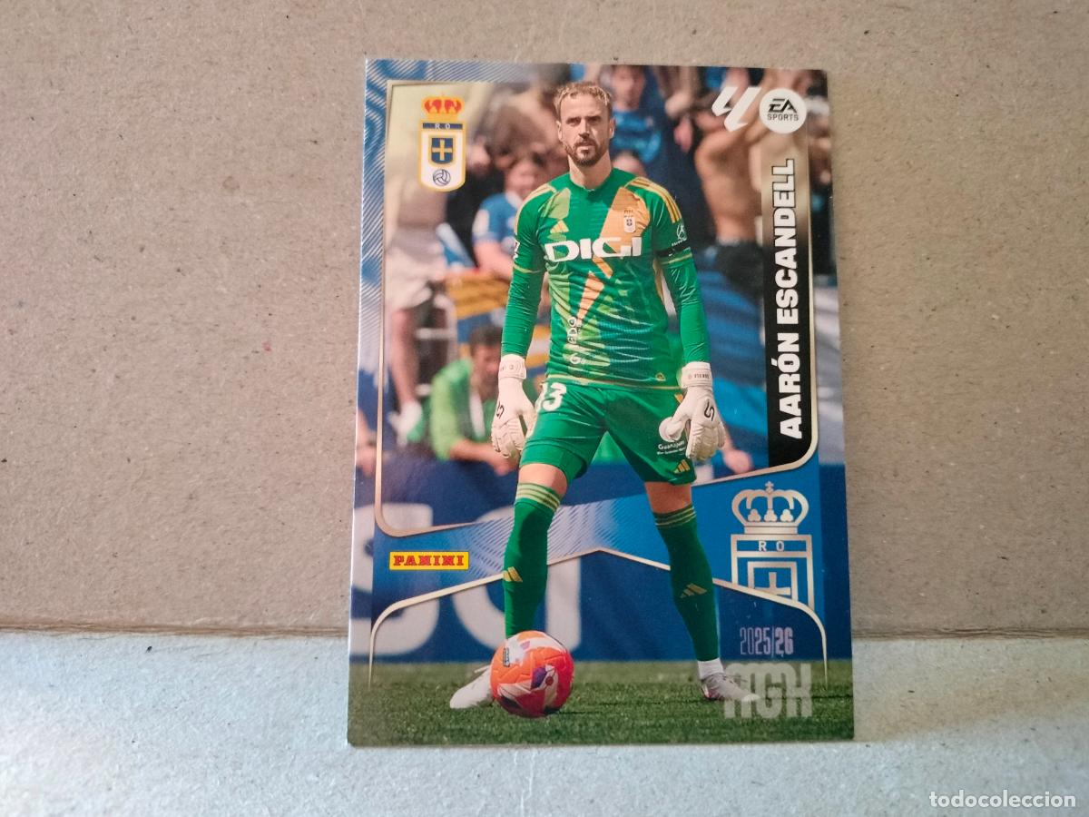 Figurine di Calcio: CROMO AARON ESCANDELL REAL OVIEDO N272 2025-26 MEGACRAKS PANINI