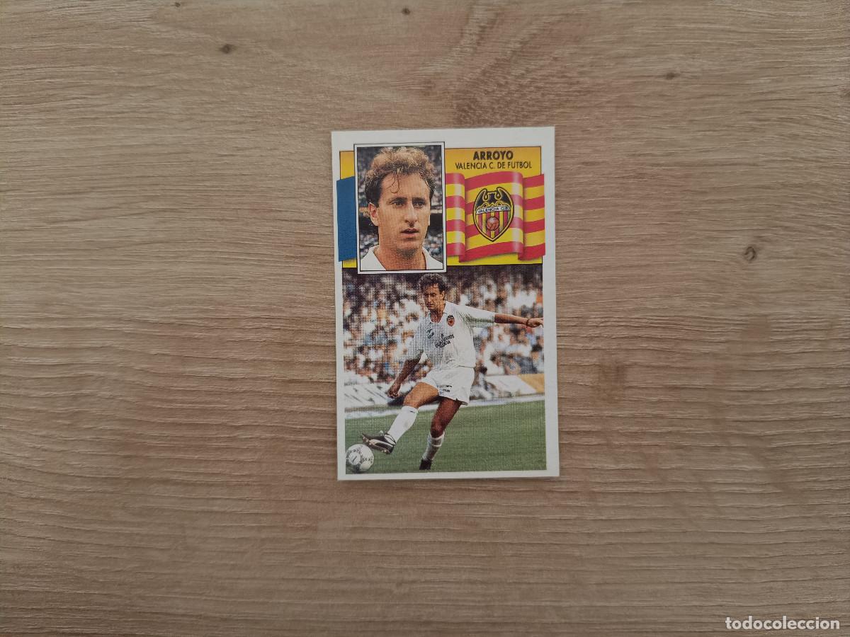 Cartes &agrave; collectionner de Football: CROMO DE F&Uacute;TBOL LIGA ESTE ARROYO VALENCIA SIN PEGAR NUNCA PEGADO 90 91 1990 1991 D426