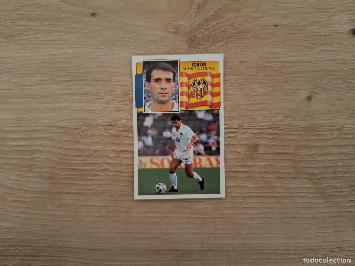 Cartes &agrave; collectionner de Football: CROMO DE F&Uacute;TBOL LIGA ESTE TORRES VALENCIA SIN PEGAR NUNCA PEGADO 90 91 1990 1991 D426