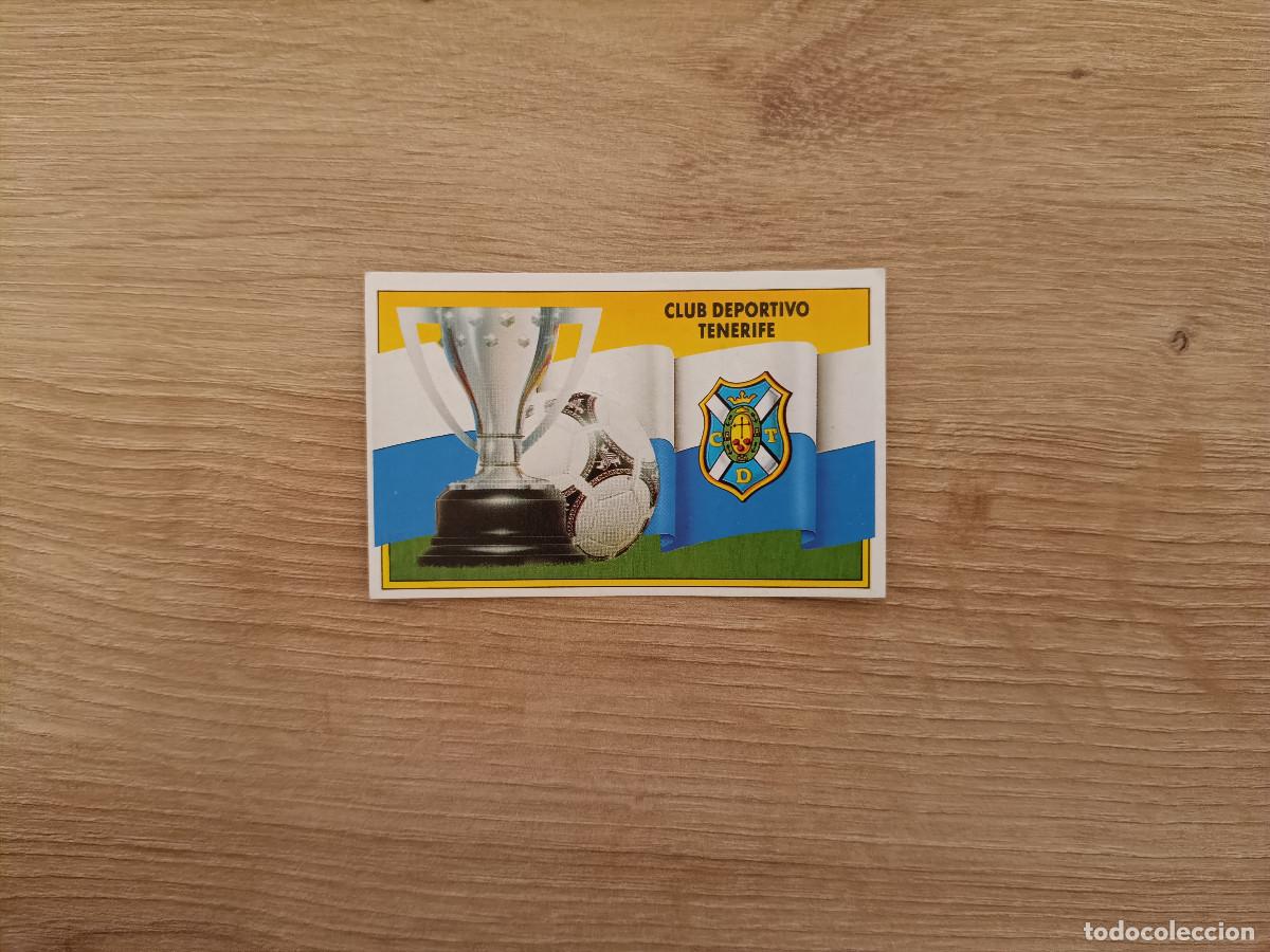 Cartes &agrave; collectionner de Football: CROMO DE F&Uacute;TBOL LIGA ESTE ESCUDO TENERIFE SIN PEGAR NUNCA PEGADO 90 91 1990 1991 D426