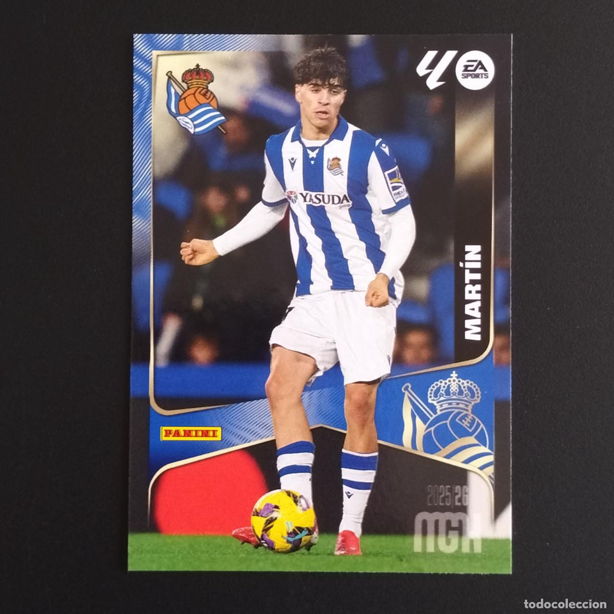 Cromos de F&uacute;tbol: MGK 311 MARTIN REAL SOCIEDAD CROMOS ALBUM MEGACRACKS LIGA FUTBOL 2025 2026 25 26