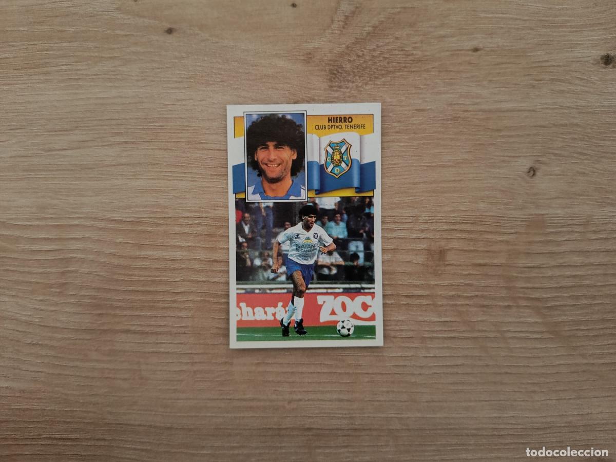 Cromos de F&uacute;tbol: CROMO DE F&Uacute;TBOL LIGA ESTE HIERRO TENERIFE SIN PEGAR NUNCA PEGADO 90 91 1990 1991 D426