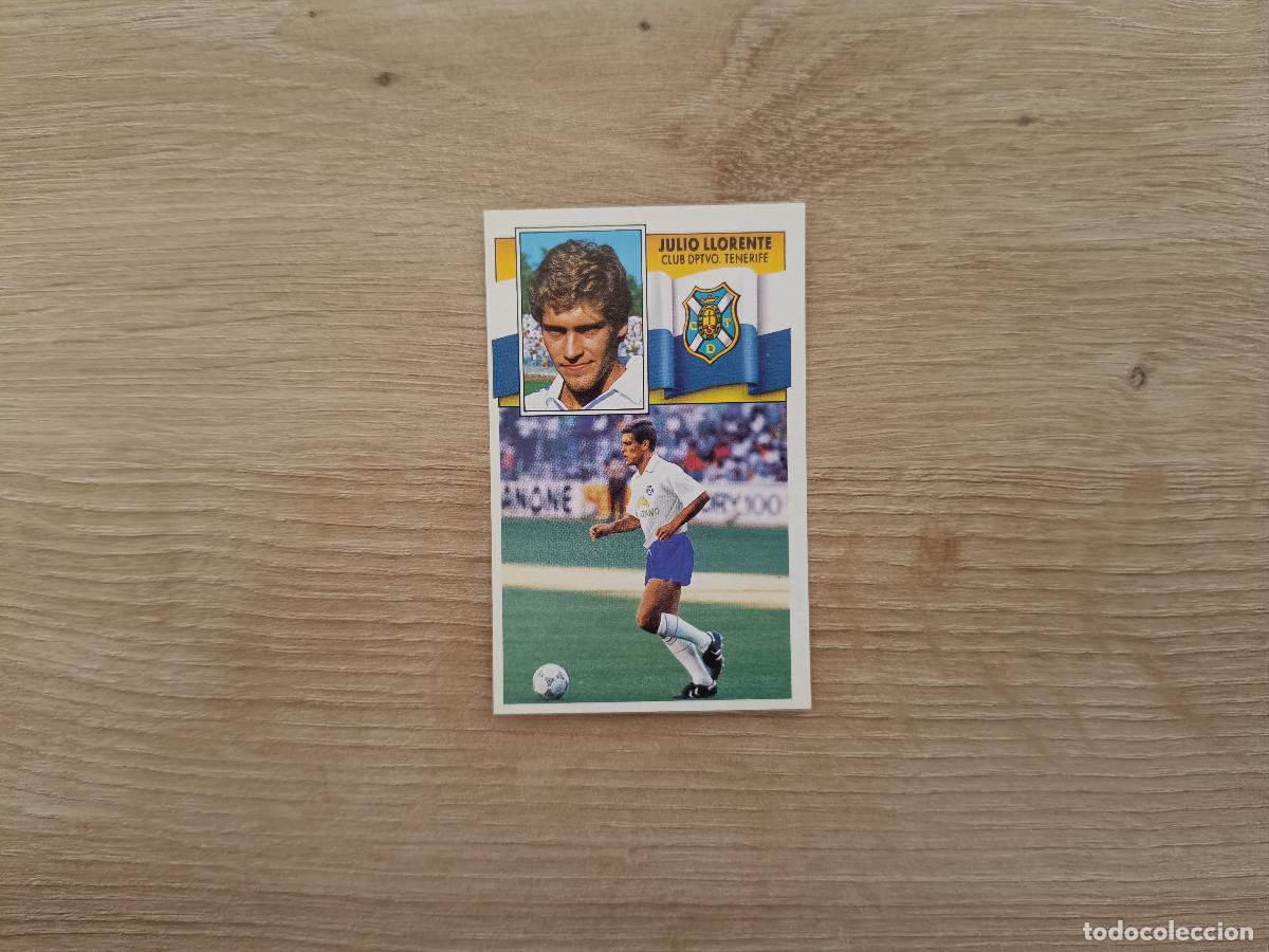 Cromos de F&uacute;tbol: CROMO LIGA ESTE JULIO LLORENTE FICHAJE 13 TENERIFE SIN PEGAR NUNCA PEGADO 90 91 1990 1991 D426
