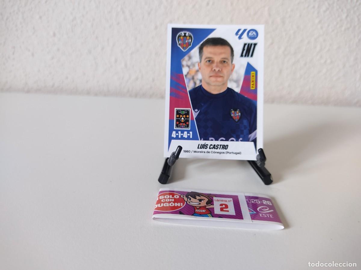 Cromos de F&uacute;tbol: Lu&iacute;s Castro Levante UD MERCADO INVIERNO Liga Este 2025 2026