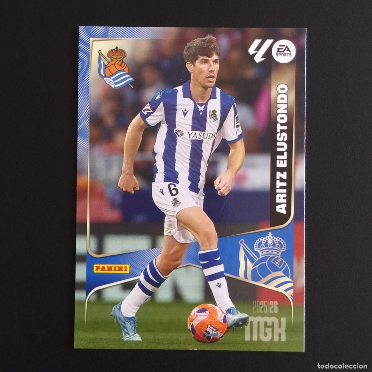 Cromos de F&uacute;tbol: MGK 313 ARITZ ELUSTONDO REAL SOCIEDAD CROMOS ALBUM MEGACRACKS LIGA FUTBOL 2025 2026 25 26