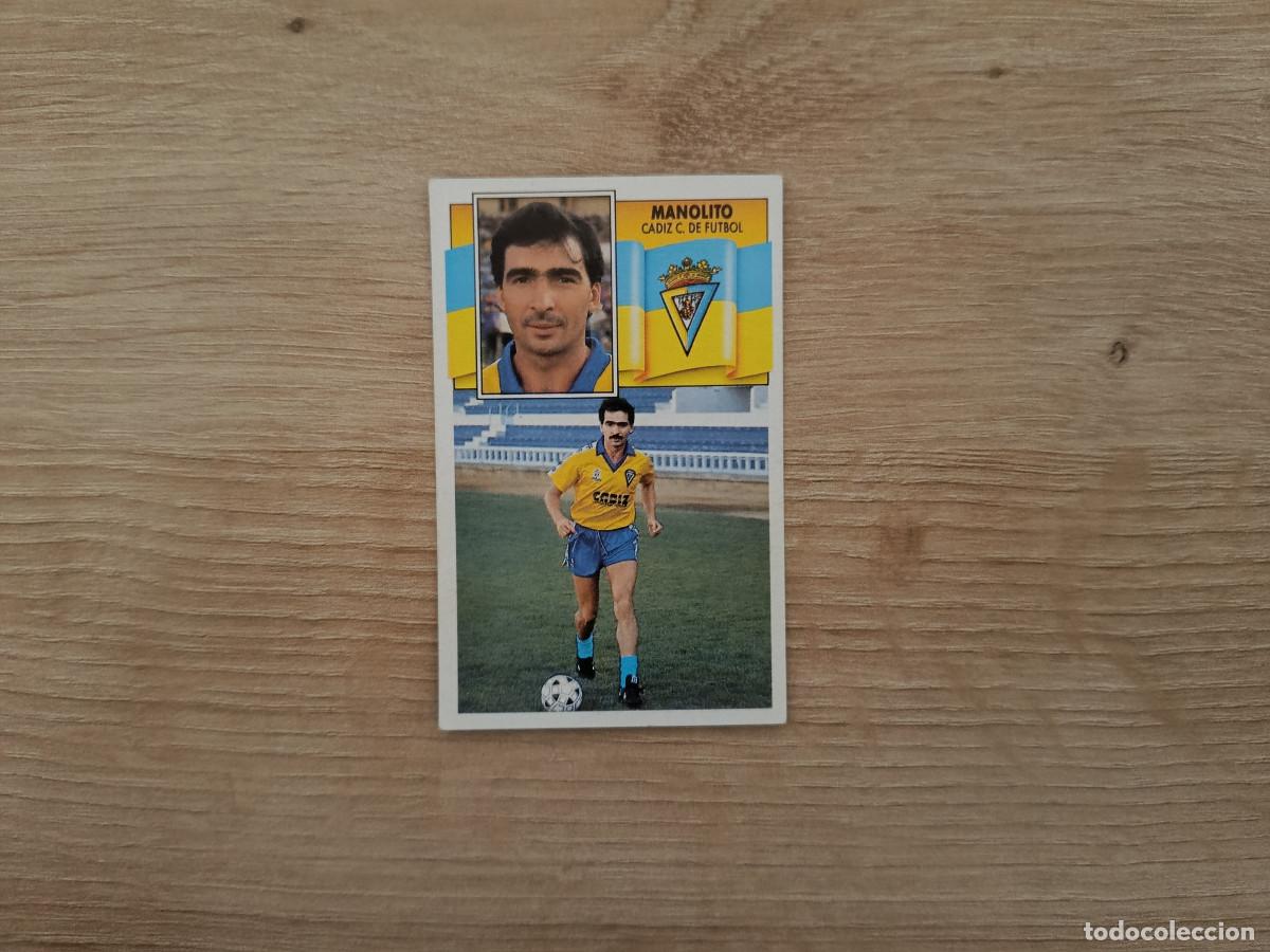 Cromos de F&uacute;tbol: CROMO DE FUTBOL LIGA ESTE MANOLITO CADIZ SIN PEGAR NUNCA PEGADO 90 91 1990 1991 D426