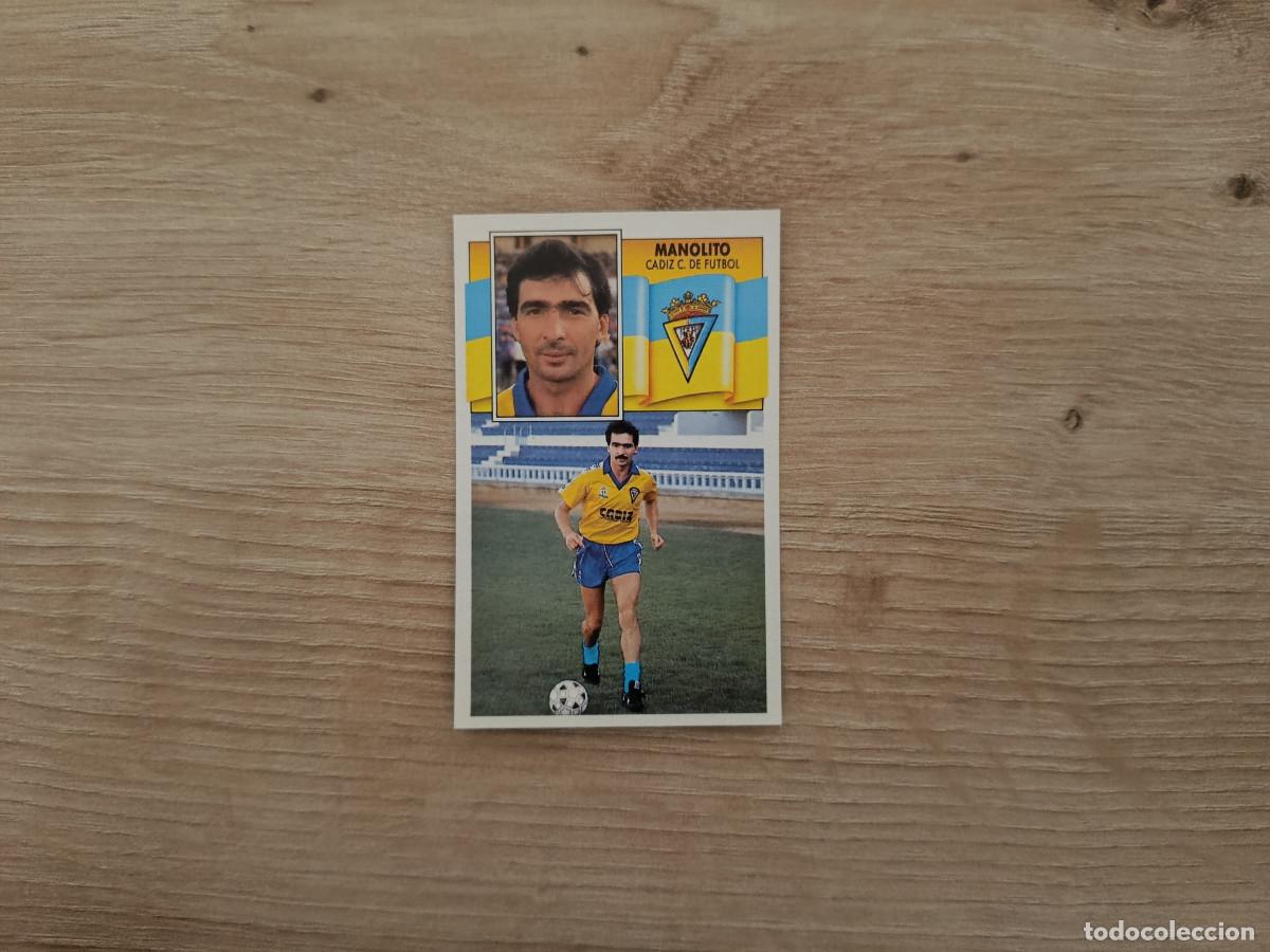 Cromos de F&uacute;tbol: CROMO DE FUTBOL LIGA ESTE MANOLITO CADIZ SIN PEGAR NUNCA PEGADO 90 91 1990 1991 D426