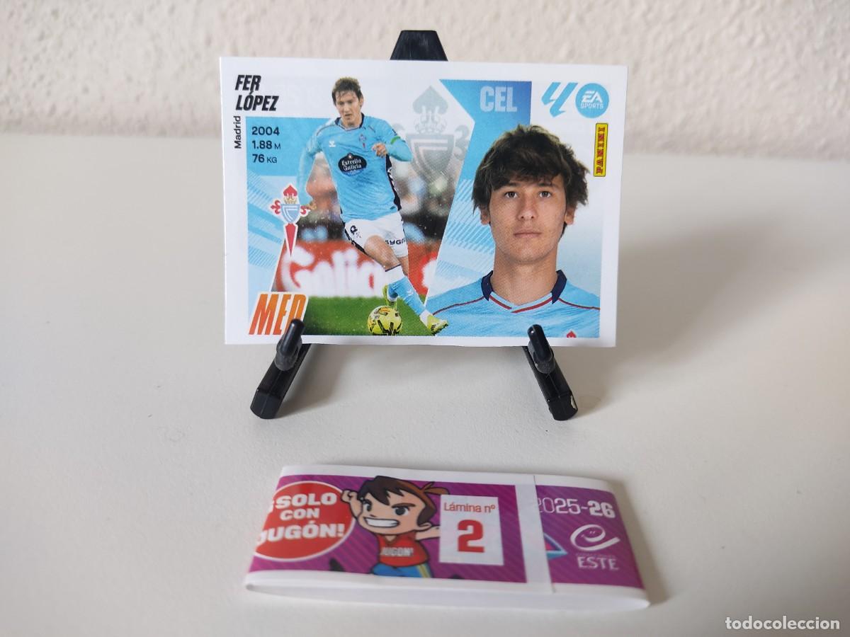 Cromos de Futebol: Fer L&oacute;pez Celta Vigo MERCADO INVIERNO Liga Este 2025 2026