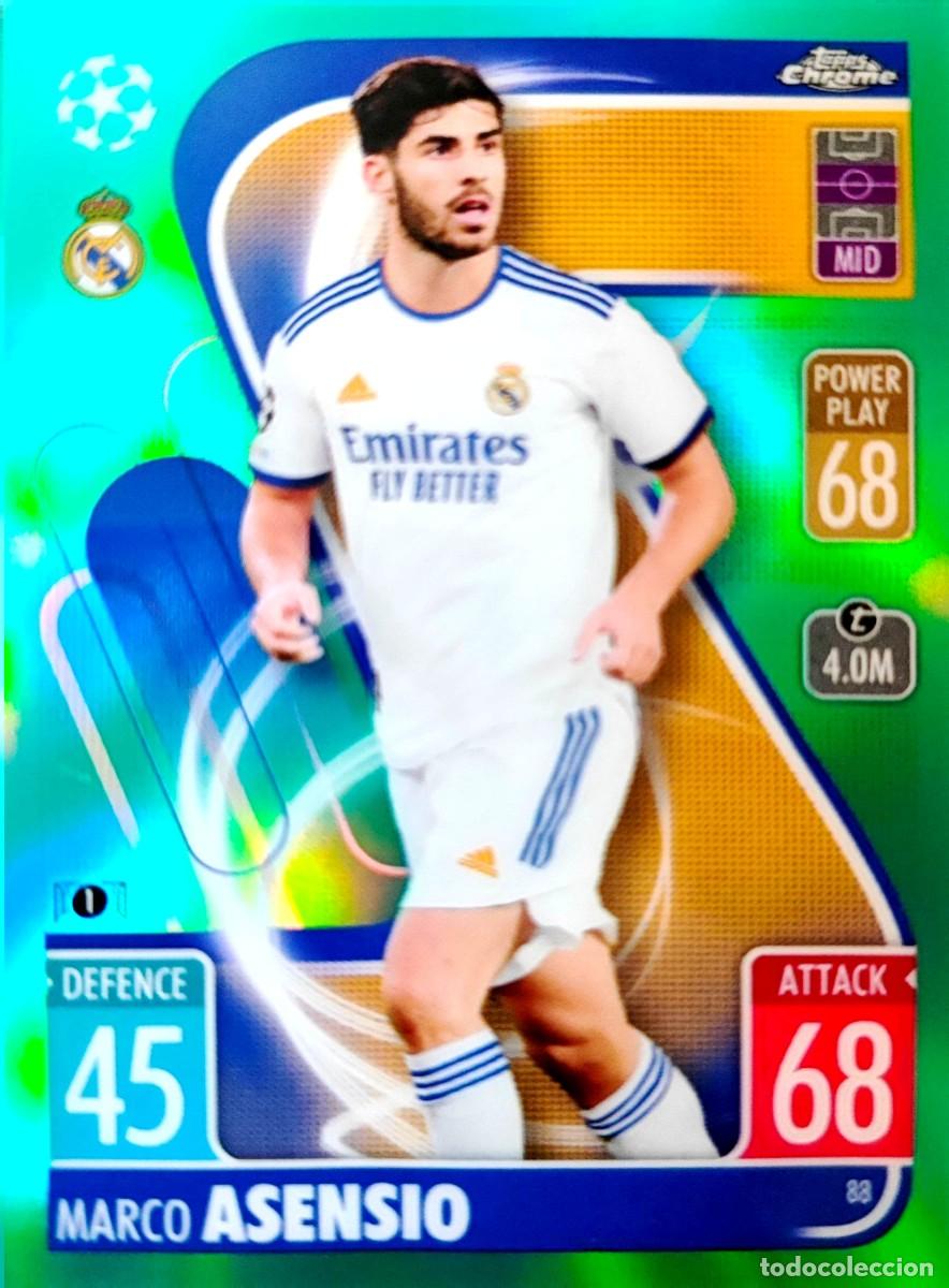 Cromos de Futebol: 88 Marco Asensio - Real Madrid - Limited Edition /150 - TOPPS Match Attax UCL 2021 2022 21 22
