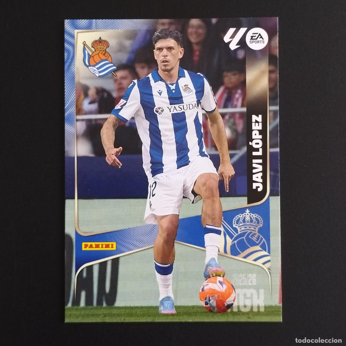 Cromos de F&uacute;tbol: MGK 315 JAVI LOPEZ REAL SOCIEDAD CROMOS ALBUM MEGACRACKS LIGA FUTBOL 2025 2026 25 26
