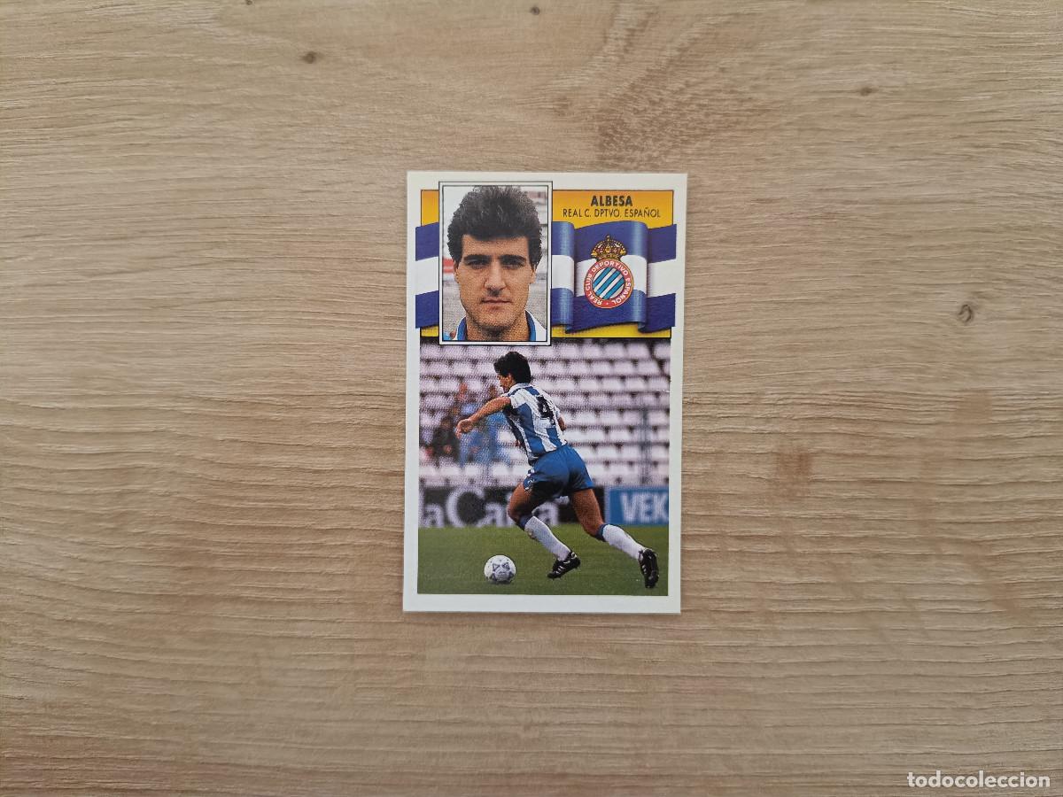 Cromos de F&uacute;tbol: CROMO DE FUTBOL LIGA ESTE ALBESA ESPA&Ntilde;OL SIN PEGAR NUNCA PEGADO 90 91 1990 1991 D426