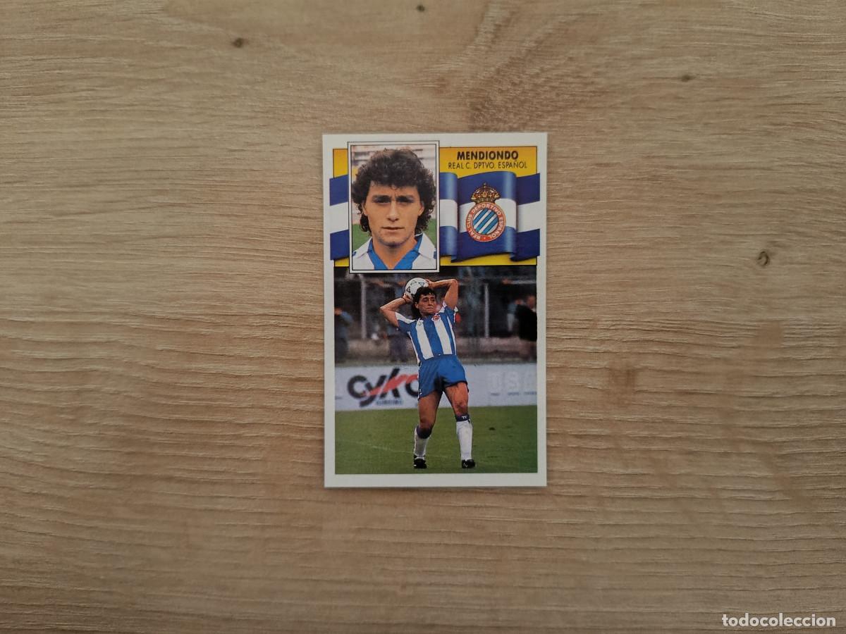 Cromos de F&uacute;tbol: CROMO DE FUTBOL LIGA ESTE MENDIONDO ESPA&Ntilde;OL SIN PEGAR NUNCA PEGADO 90 91 1990 1991 D426
