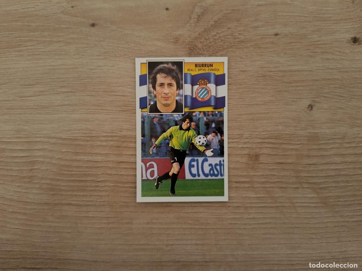 Cromos de F&uacute;tbol: CROMO DE FUTBOL LIGA ESTE BIURRUN ESPA&Ntilde;OL SIN PEGAR NUNCA PEGADO 90 91 1990 1991 D426