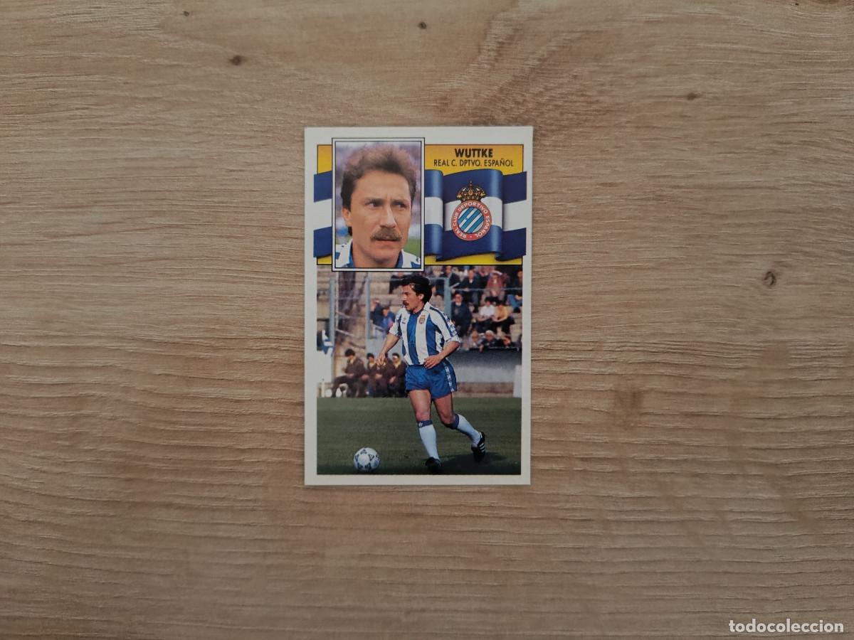 Cromos de F&uacute;tbol: CROMO DE FUTBOL LIGA ESTE WUTTKE ESPA&Ntilde;OL SIN PEGAR NUNCA PEGADO 90 91 1990 1991 D426