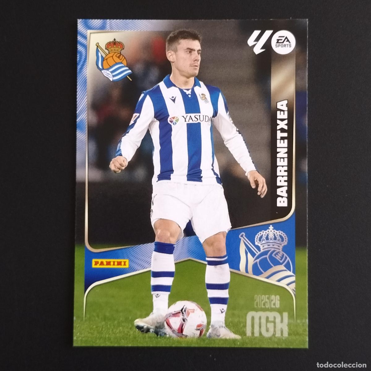 Cromos de F&uacute;tbol: MGK 321 BARRENETXEA REAL SOCIEDAD CROMOS ALBUM MEGACRACKS LIGA FUTBOL 2025 2026 25 26