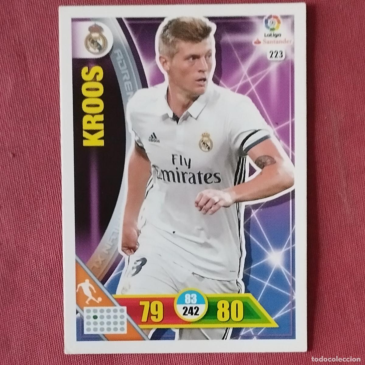Cromos de F&uacute;tbol: KROOS - 223 - REAL MADRID &acute;ADRENALYN XL PANINI 2016 2017 - 16 17