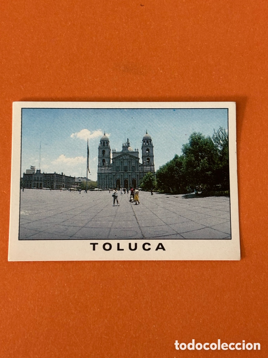 Cromos de F&uacute;tbol: Cromo panini mundial Mexico 86 n&uacute;mero 34 Toluca - Sticker album world cup 1986