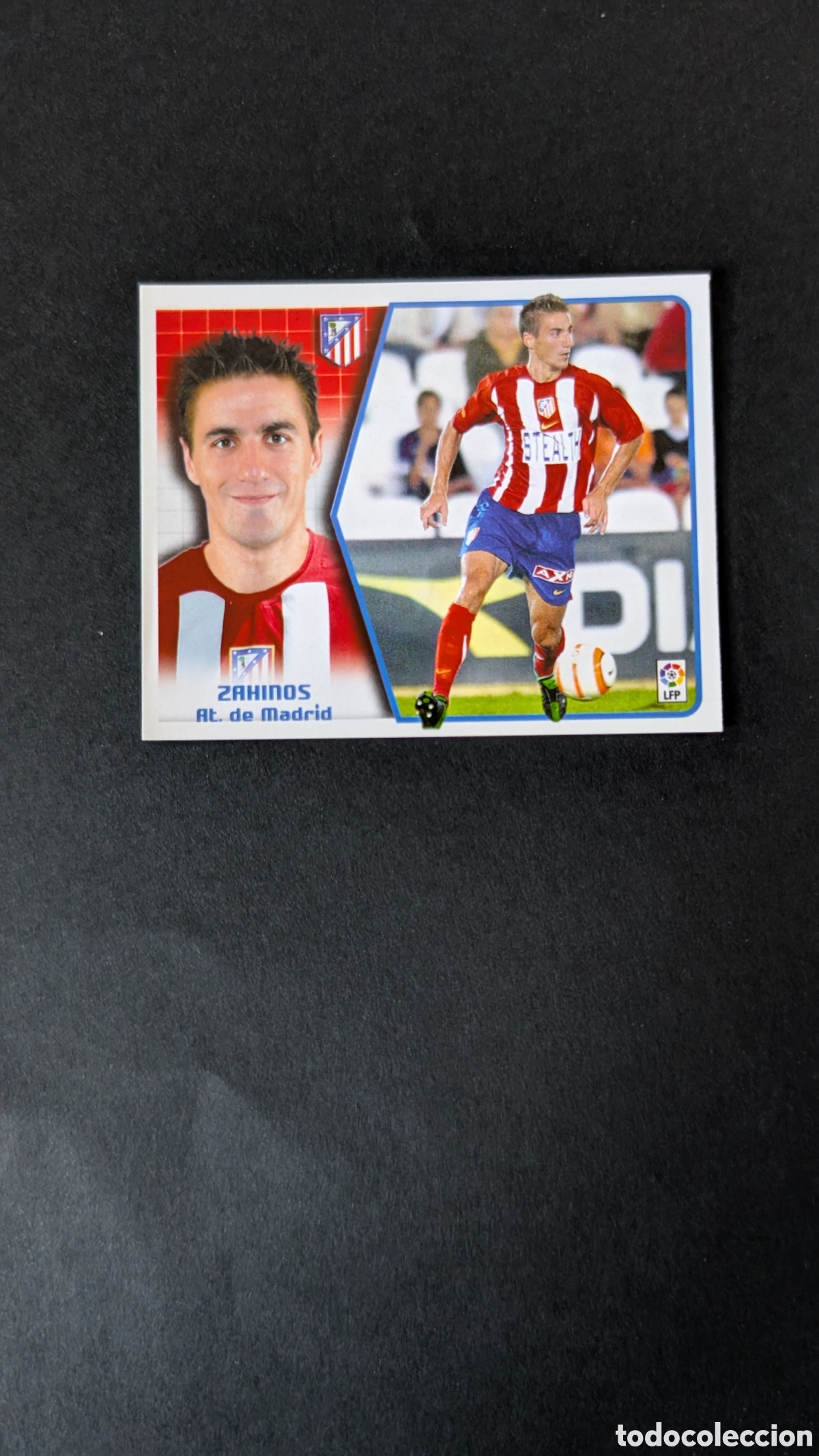 Fu&szlig;ball-Sticker: ZAHINOS ATLETICO MADRID COLOCA LIGA ESTE 2005/06 05 06 NUNCA PEGADO SIN PEGAR