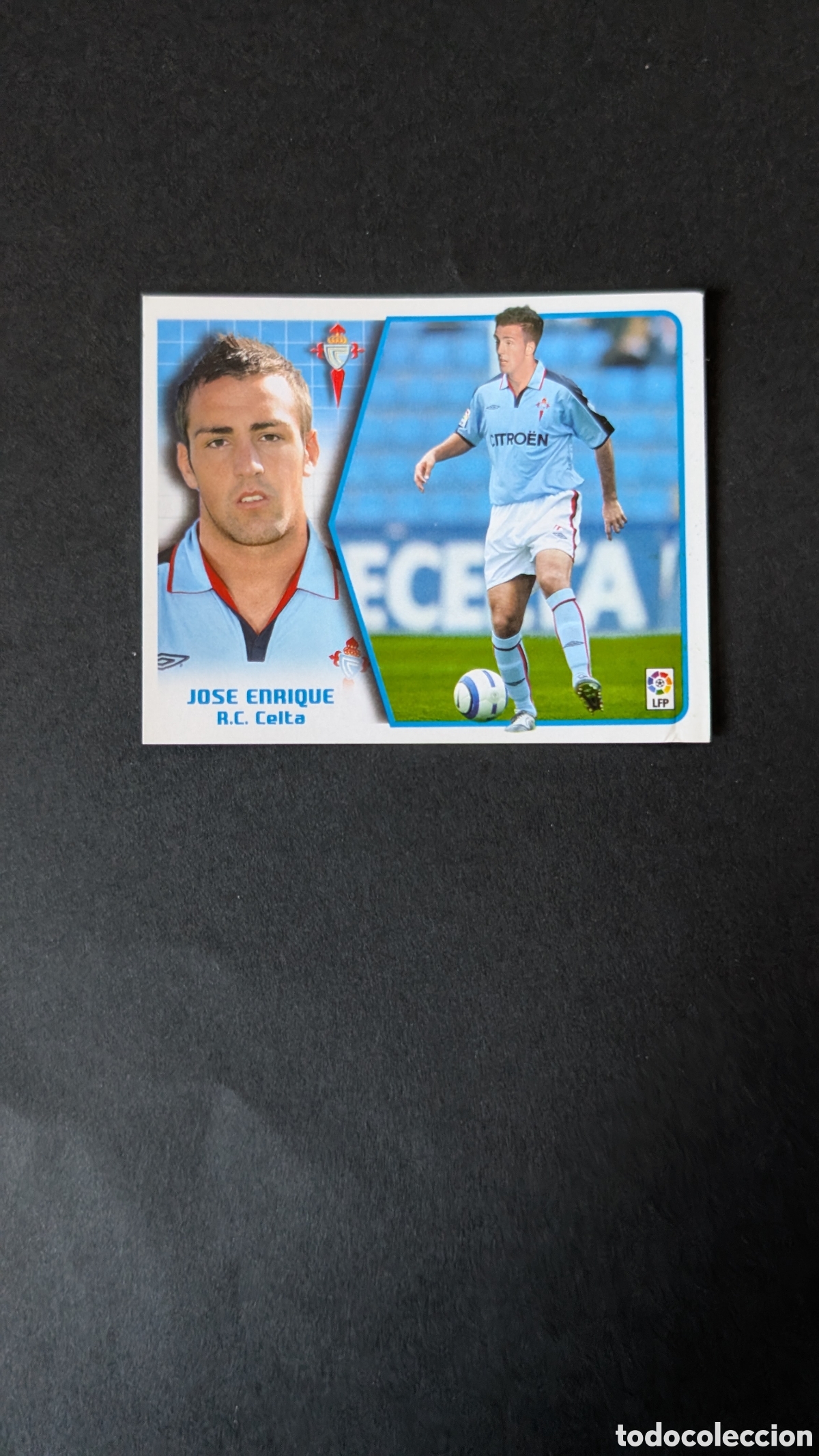 Fu&szlig;ball-Sticker: JOSE ENRIQUE CELTA COLOCA LIGA ESTE 2005/06 05 06 NUNCA PEGADO SIN PEGAR