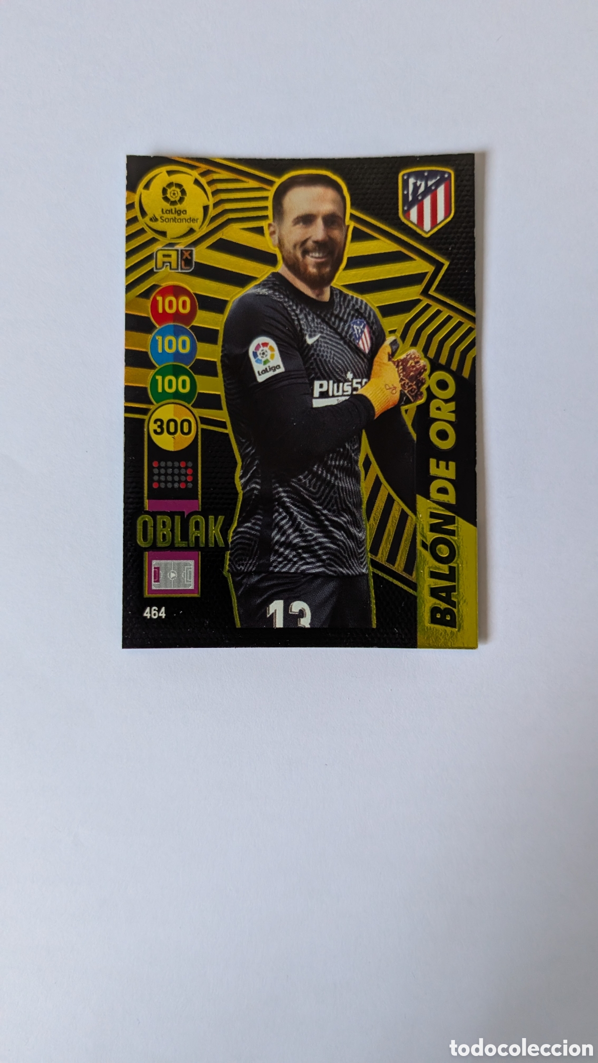 Cromos de F&uacute;tbol: OBLAK 464 ATLETICO MADRID BALON DE ORO ADRENALYN XL LIGA 2020/21 20 21 PANINI