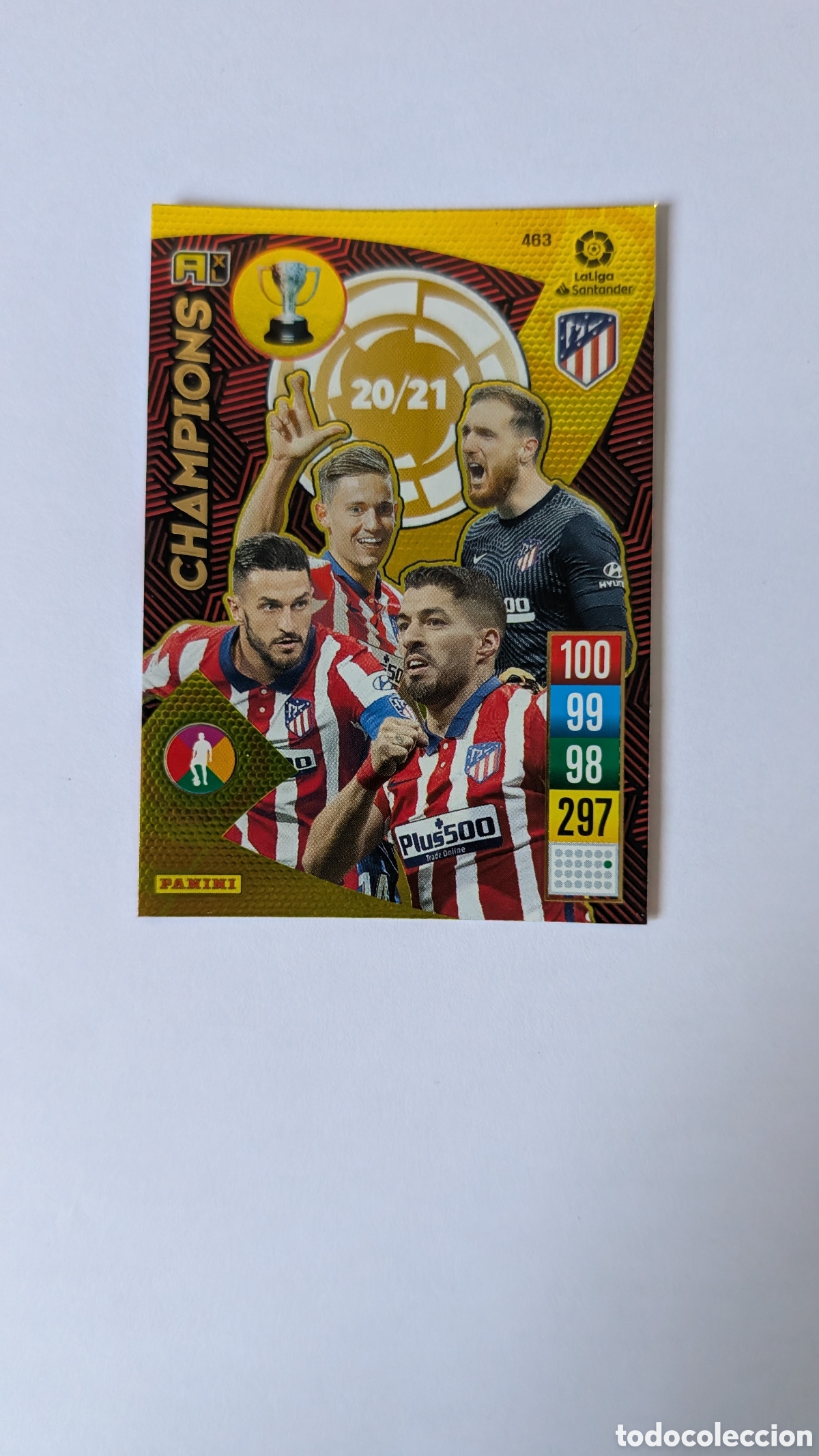 Figurine di Calcio: CHAMPIONS ATLETICO MADRID 20/21 463 BALON DE ORO ADRENALYN XL LIGA 2021/2022 21 22 PANINI