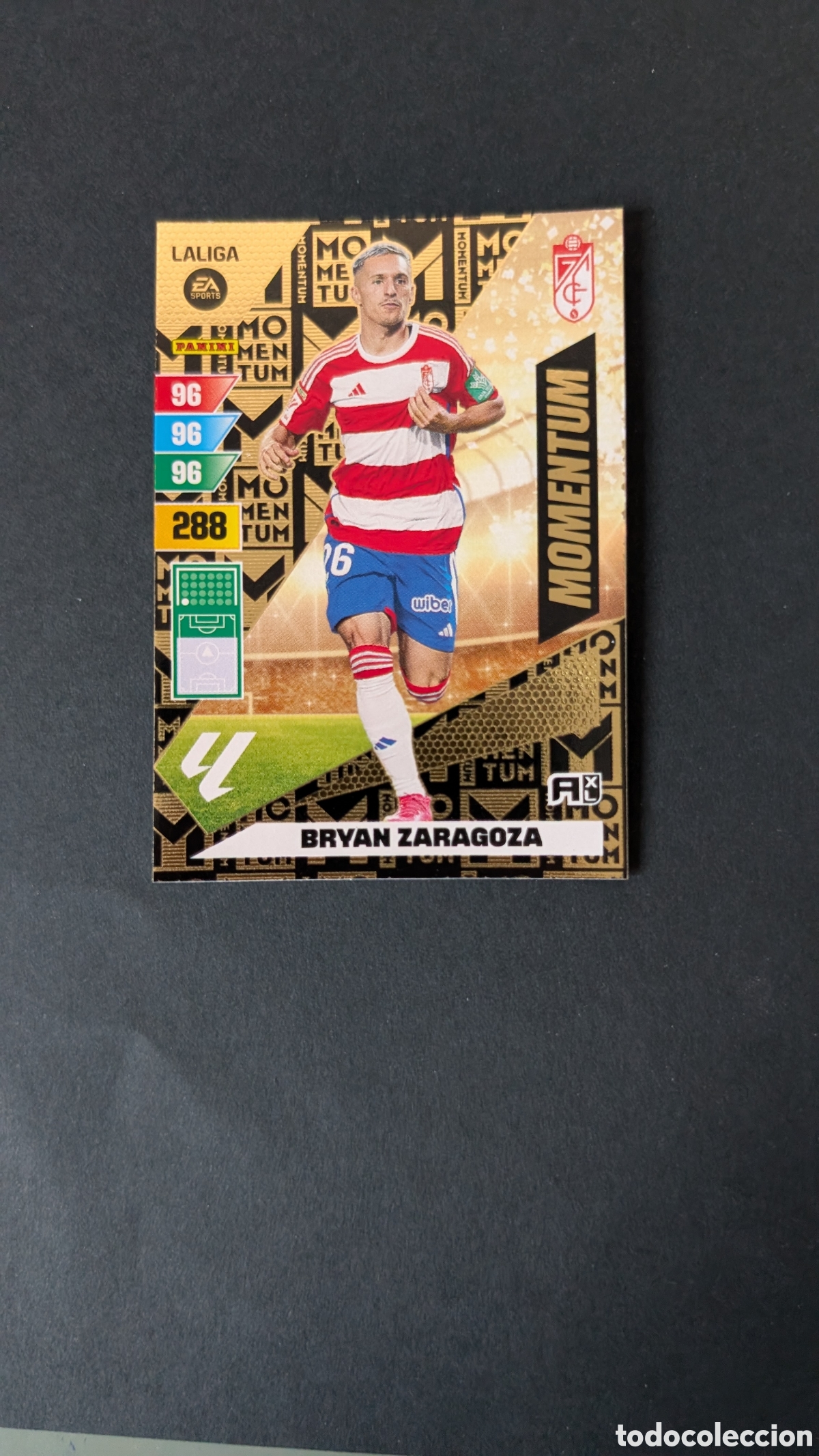 Cromos de F&uacute;tbol: BRYAN ZARAGOZA GRANADA MOMENTUM ADRENALYN XL LIGA 2023/2024 23 24 PANINI