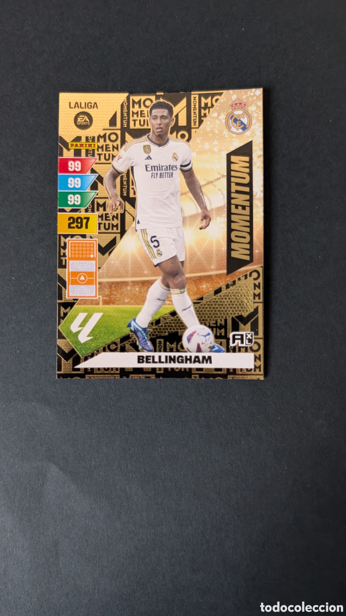 Fu&szlig;ball-Sticker: BELLINGHAM REAL MADRID MOMENTUM ADRENALYN XL LIGA 2023/2024 23 24 PANINI