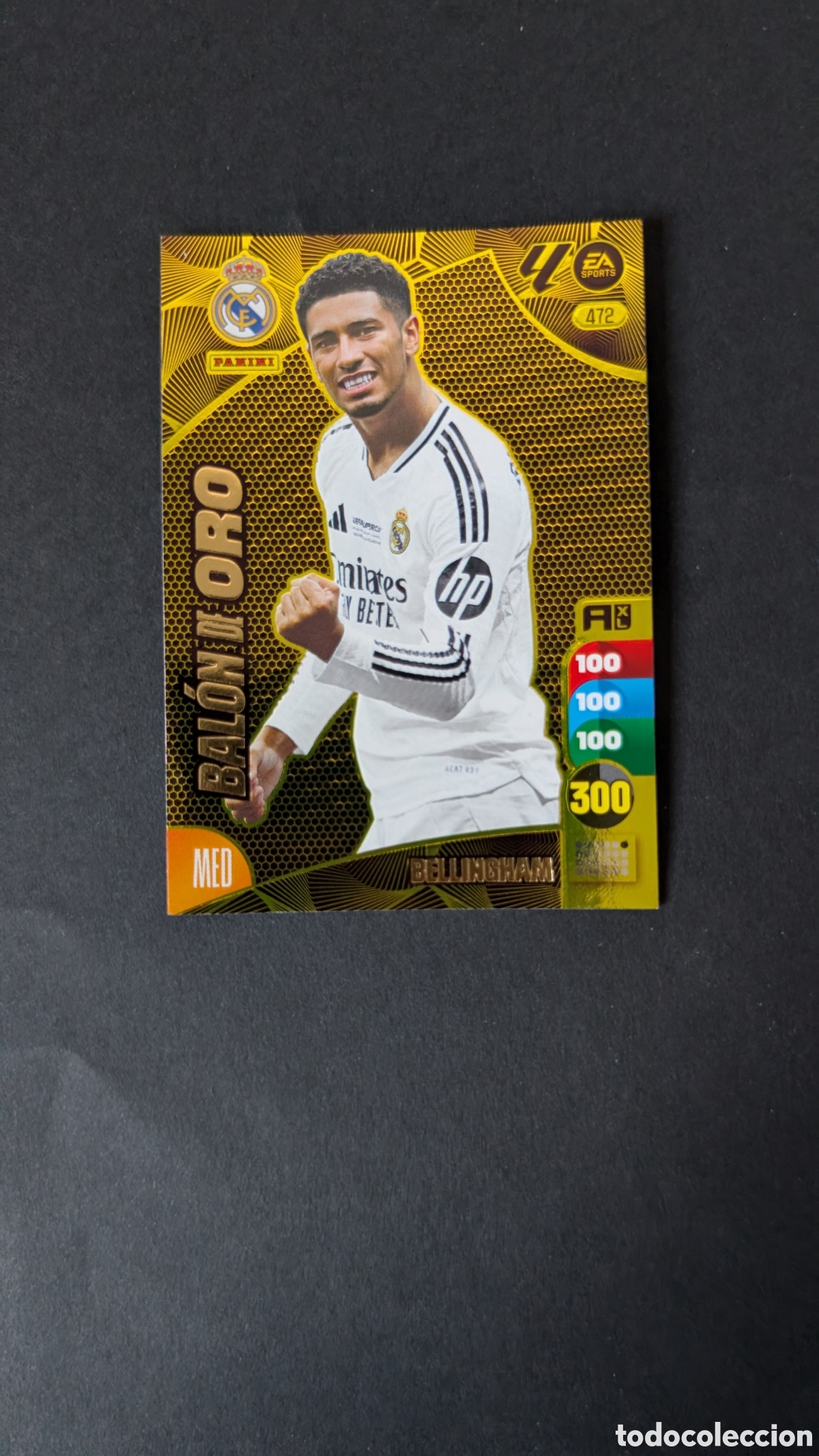 Fu&szlig;ball-Sticker: BELLINGHAM REAL MADRID 472 BALON DE ORO ADRENALYN XL LIGA 2024/2025 24 25 PANINI