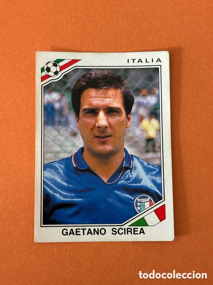 Cromos de F&uacute;tbol: GAETANO SCIREA SELECCION ITALIA 40 MUNDIAL MEXICO 1986 86 PANINI NUNCA PEGADO SIN PEGAR