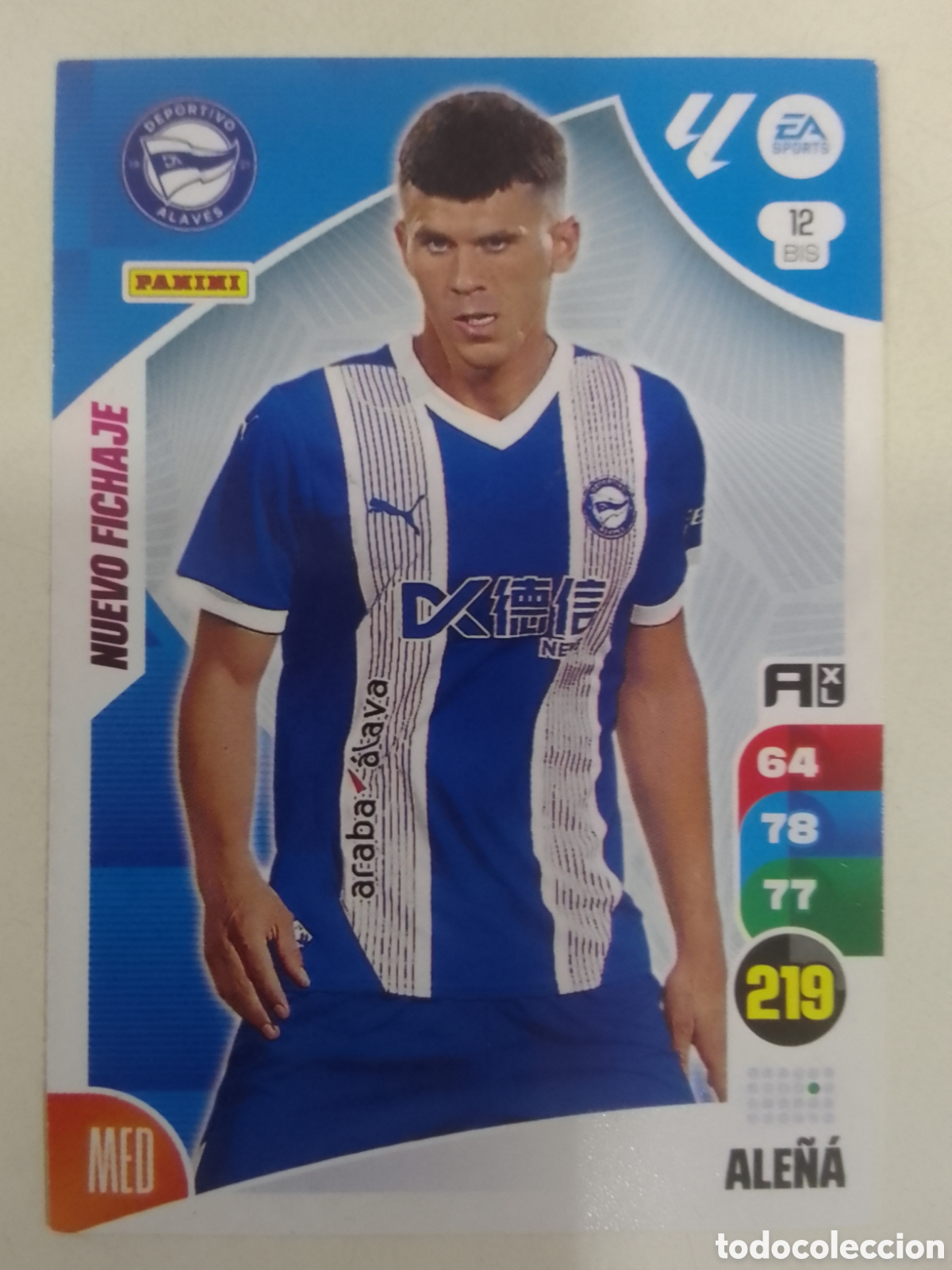 Cromos de F&uacute;tbol: Adrenalyn XL 2024-25 n&deg; 12 BIS Ale&ntilde;a &bull; Alav&eacute;s. NUEVO FICHAJE.