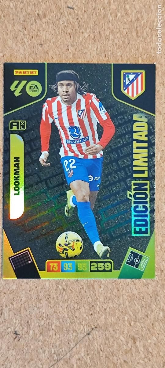 Cromos de F&uacute;tbol: ADRENALYN XL LA LIGA 25/26 CARD EDICION LIMITADA LOOKMAN AT MADRID # PANINI