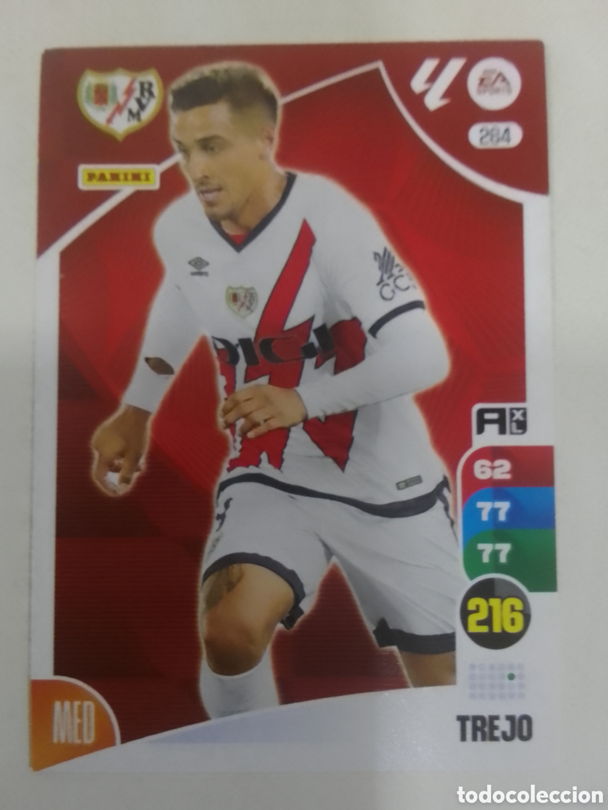 Cromos de F&uacute;tbol: Adrenalyn 2024-25 n&deg; 264 Trejo &bull; Rayo Vallecano.