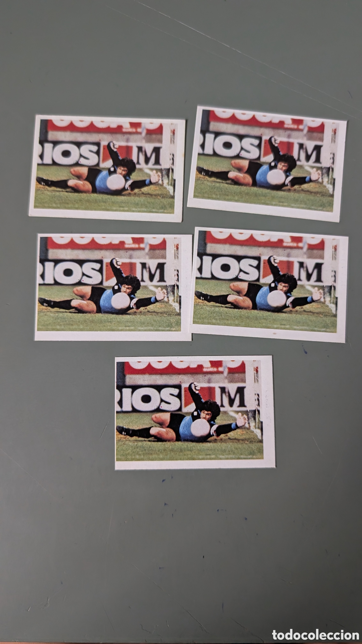 Cromos de F&uacute;tbol: LOTE 5 CROMOS ARKONADA ARCONADA FUTBOL EN ACCION LIGA ESTE 1980/81 80 81 NUNCA PEGADOS SIN PEGAR
