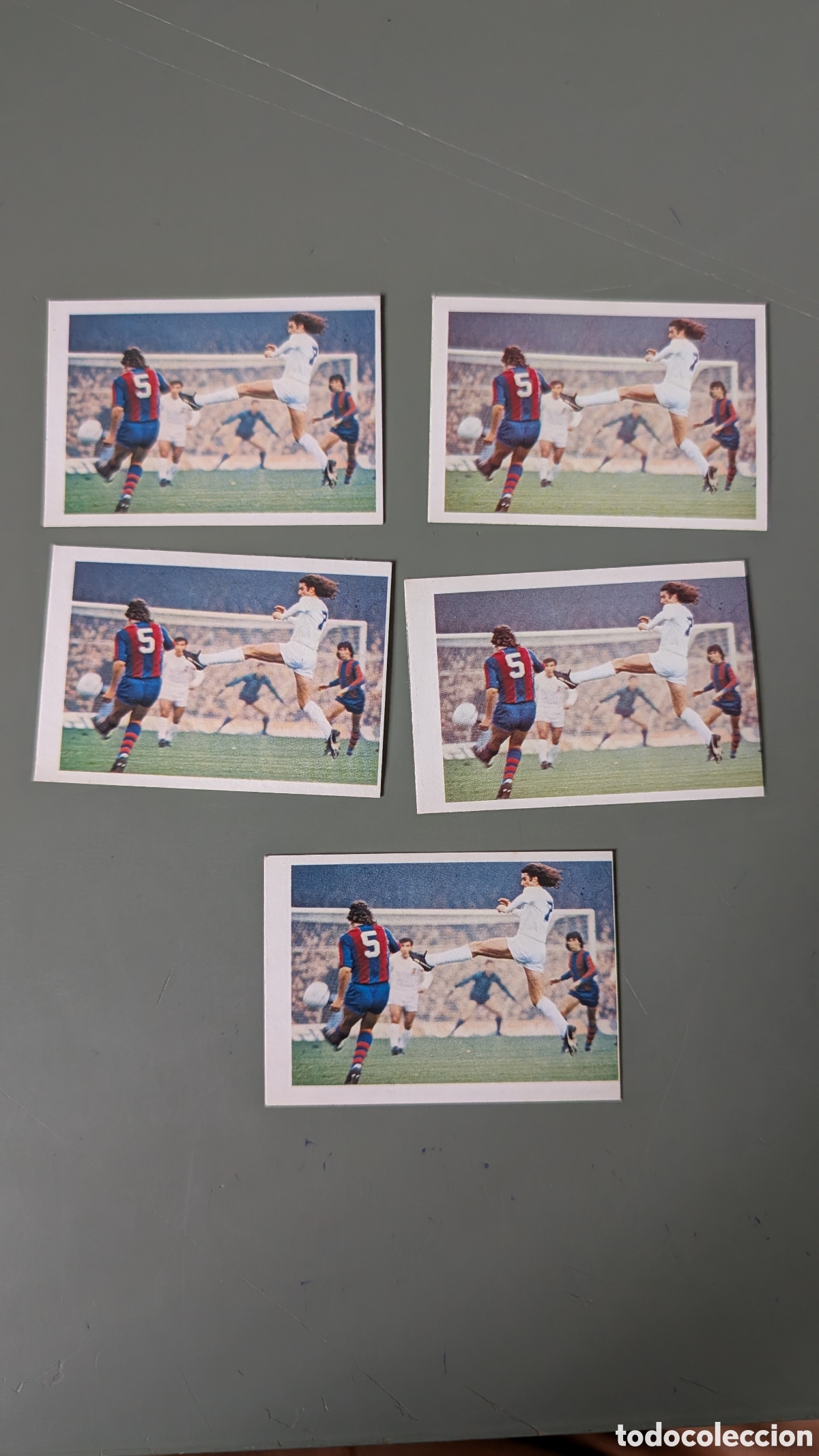 Cromos de F&uacute;tbol: LOTE 5 CROMOS KEMPES FUTBOL EN ACCION LIGA ESTE 1980/81 80 81 NUNCA PEGADOS SIN PEGAR