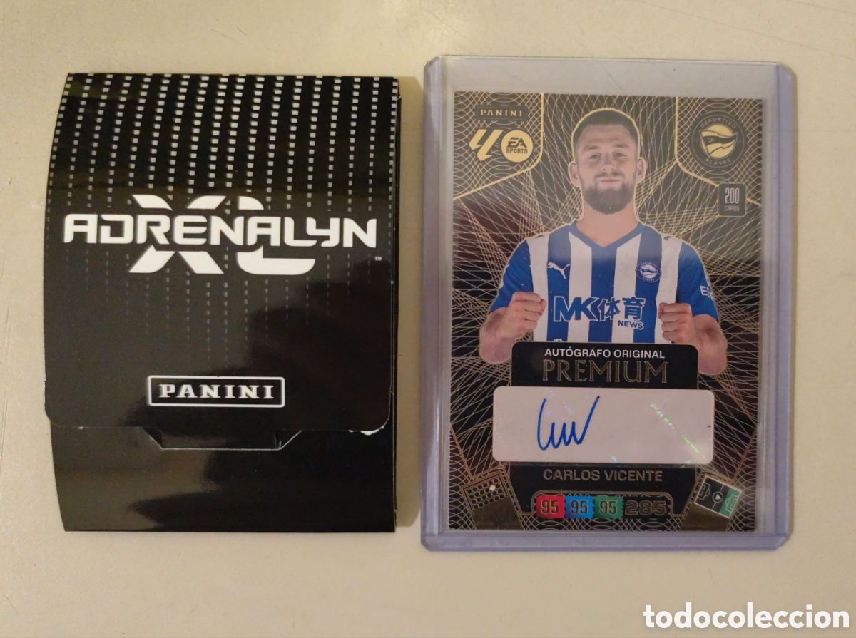 Cartes &agrave; collectionner de Football: LIGA ADRENALYN XL 2026 CARLOS ALVAREZ AUT&Oacute;GRAFO ORIGINAL ALAVES