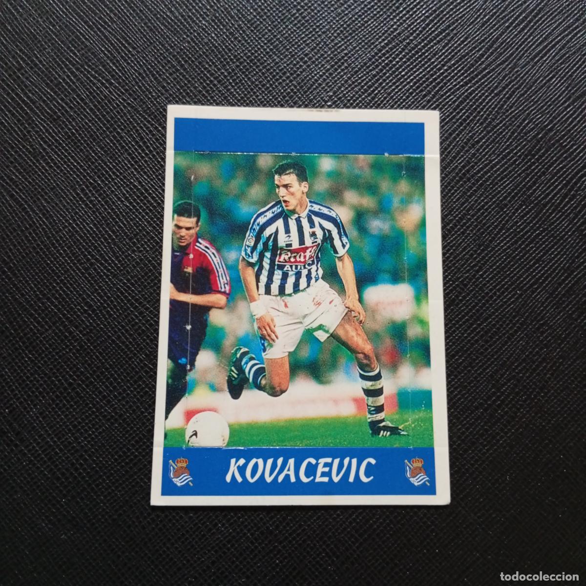 Cromos de F&uacute;tbol: 127 KOVACEVIC REAL SOCIEDAD PANINI 1997 1998 CROMO FUTBOL 97 98 - SIN PEGAR - A165 PG244