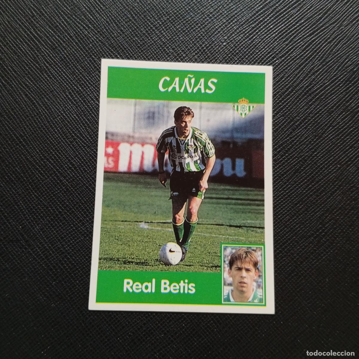 Cromos de F&uacute;tbol: 58 CA&Ntilde;AS REAL BETIS PANINI 1997 1998 CROMO FUTBOL 97 98 - SIN PEGAR - A165 PG235