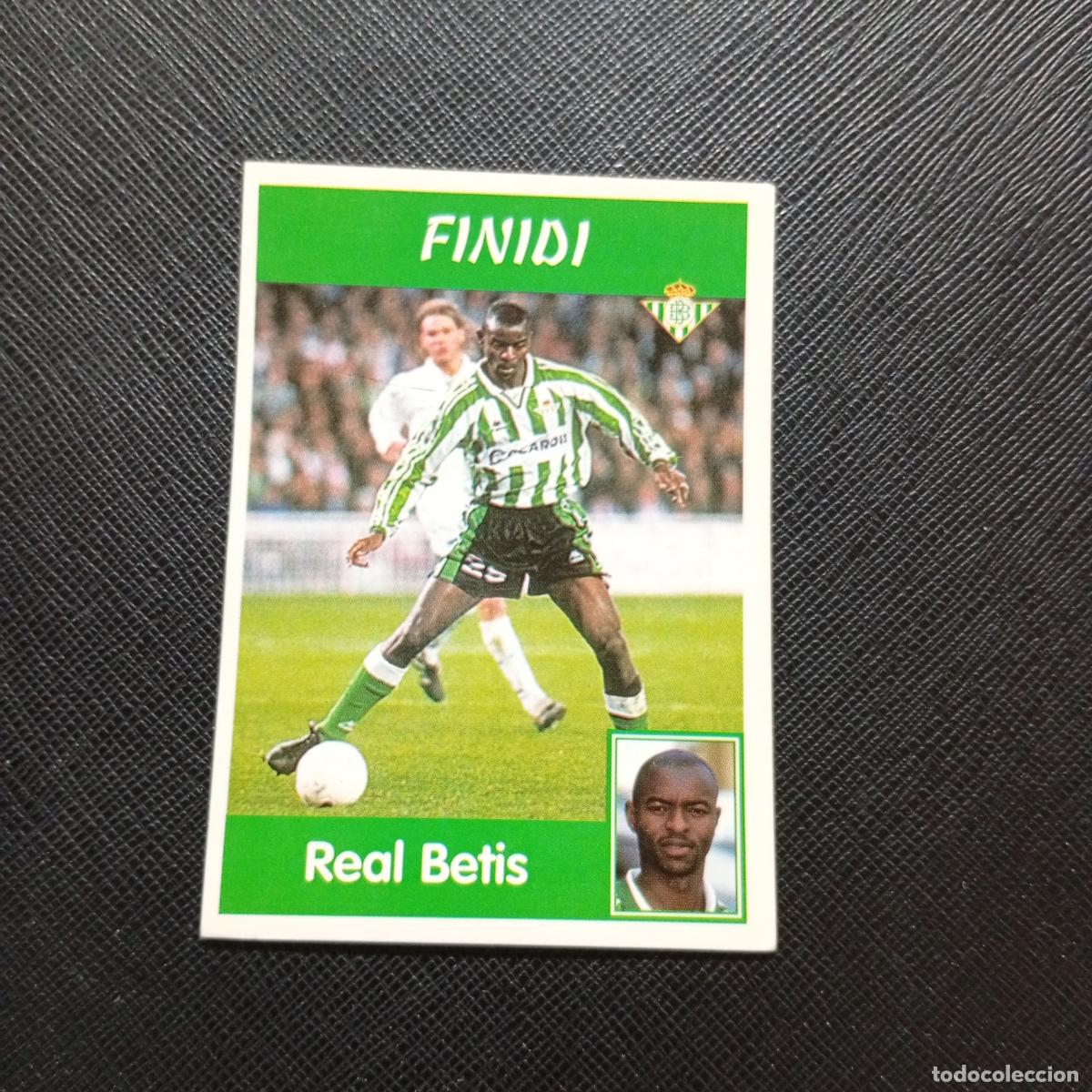 Cromos de F&uacute;tbol: 59 FINIDI REAL BETIS PANINI 1997 1998 CROMO FUTBOL 97 98 - SIN PEGAR - A165 PG235