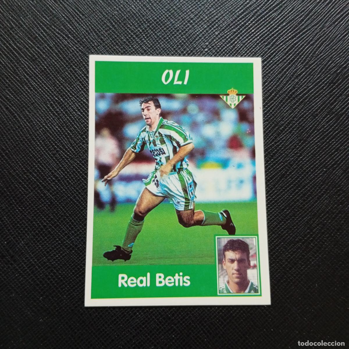 Cromos de F&uacute;tbol: 63A 63 OLI REAL BETIS PANINI 1997 1998 CROMO FUTBOL 97 98 - SIN PEGAR - A165 PG244