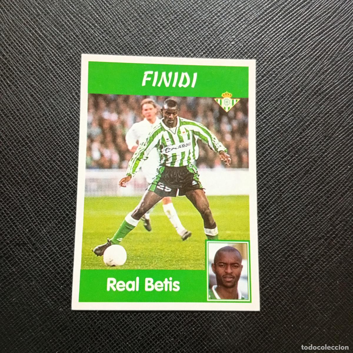 Cromos de F&uacute;tbol: 59 FINIDI REAL BETIS PANINI 1997 1998 CROMO FUTBOL 97 98 - SIN PEGAR - A165 PG253