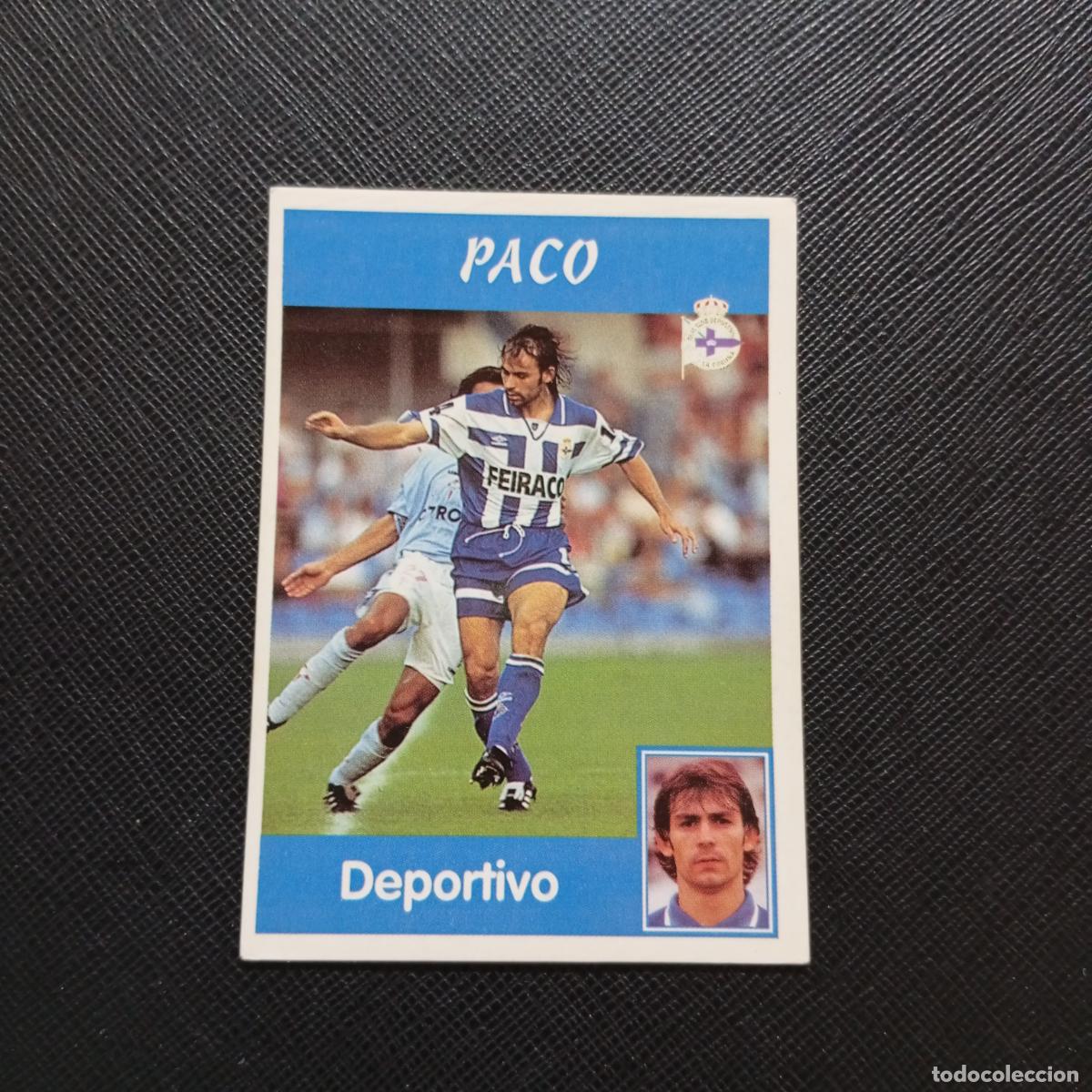 Cromos de F&uacute;tbol: 35 PACO DEPORTIVO PANINI 1997 1998 CROMO FUTBOL 97 98 - SIN PEGAR - A165 PG253