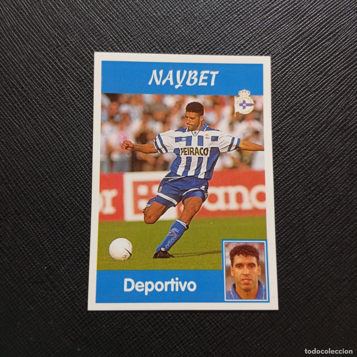 Cromos de F&uacute;tbol: 36 NAYBET DEPORTIVO PANINI 1997 1998 CROMO FUTBOL 97 98 - SIN PEGAR - A165 PG253