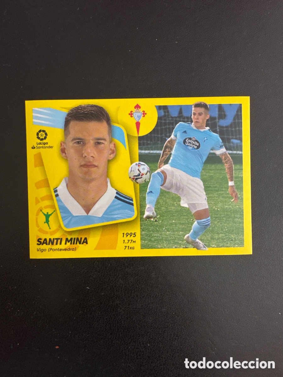 Figurine di Calcio: SANTI MINA CELTA DE VIGO N&Uacute;MERO 19 LIGA ESTE 2021 2022