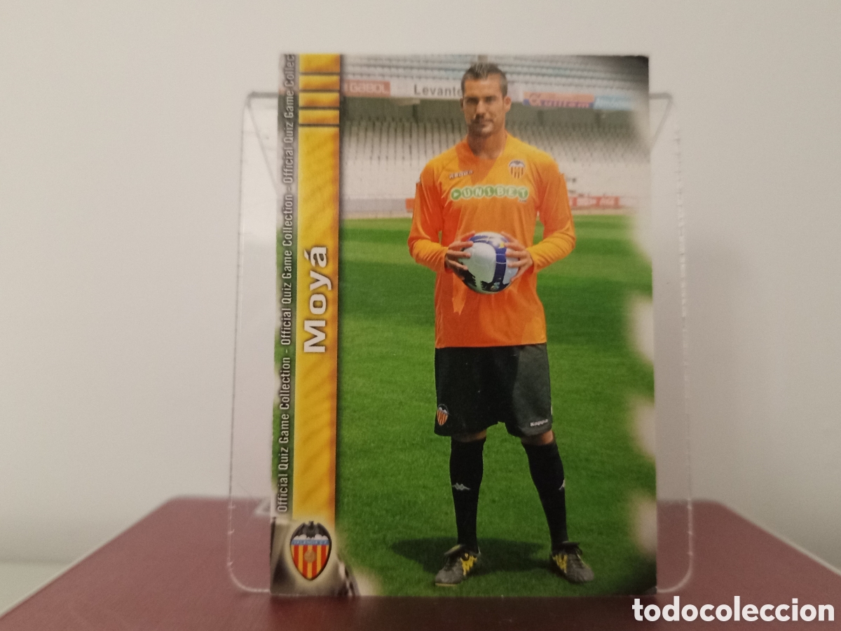 Cromos de Futebol: ❇️ CROMO ⚽ MOYA VALENCIA 140 FICHAS LIGA QUIZ COLLECTION MUNDICROMO ❇️