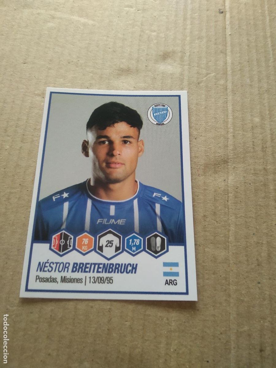 Cromos de F&uacute;tbol: 215 NESTOR BREITENBRUCH GODOY CRUZ CROMO FUTBOL ARGENTINO PANINI LIGA ARGENTINA 2022