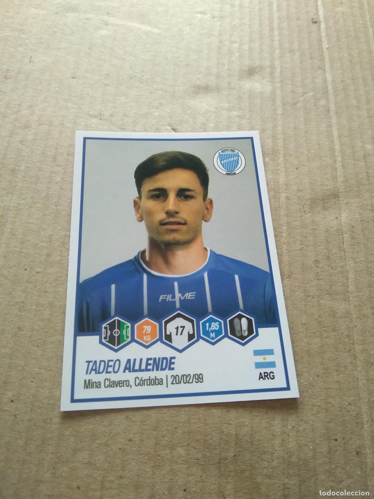 Cromos de F&uacute;tbol: 224 TADEO ALLENDE GODOY CRUZ CROMO FUTBOL ARGENTINO PANINI LIGA ARGENTINA 2022