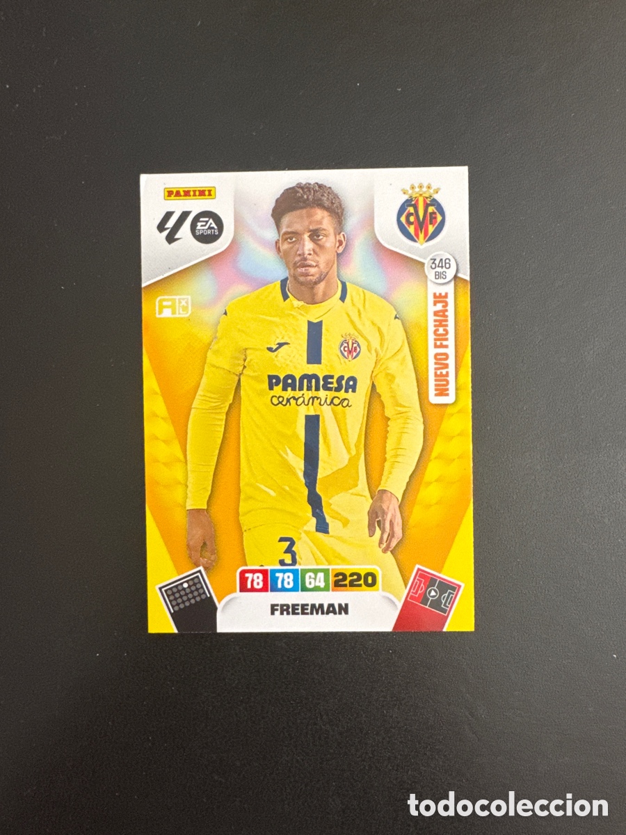 Cromos de F&uacute;tbol: FREEMAN VILLARREAL NUMERO 346 BIS ADRENALYN 2025 2026