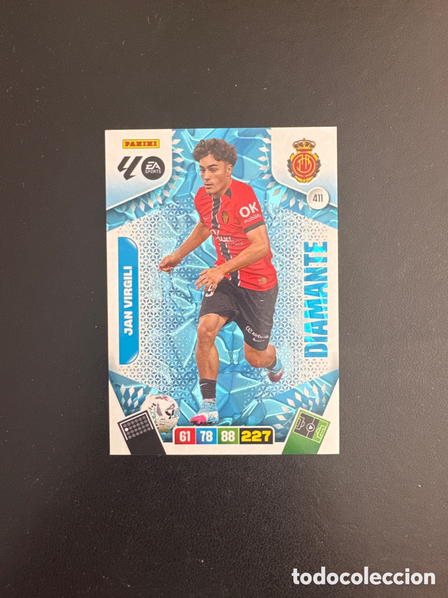 Cromos de F&uacute;tbol: JAN VIRGILI DIAMANTE NUMERO 411 ADRENALYN 2025 2026