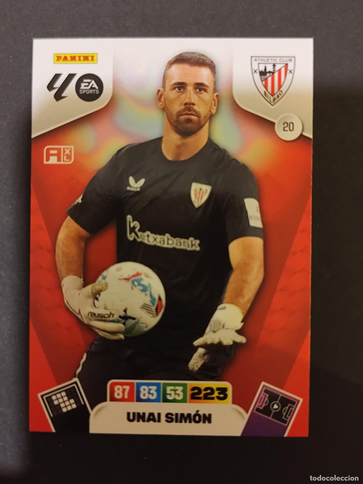 Cromos de F&uacute;tbol: 20 UNAI SIM&Oacute;N ATHLETIC BILBAO ADRENALYN 2025 2026 25 26